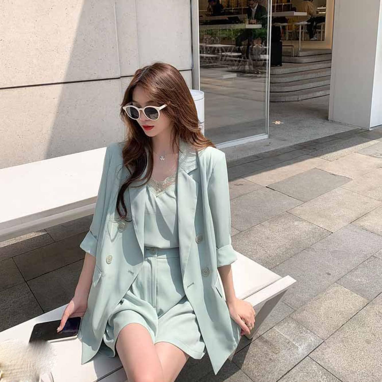 絹本彩色画 森 寛斎筆 蓬莱山之図 肉筆画 川端玉章鑑定書 極め箱有